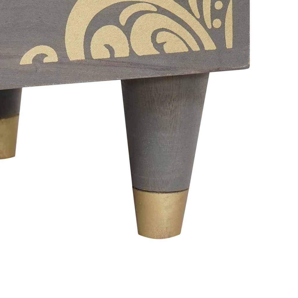 Armadio da Notte con cassetto 2 pcs Grigio 40 x 33 x 46 cm