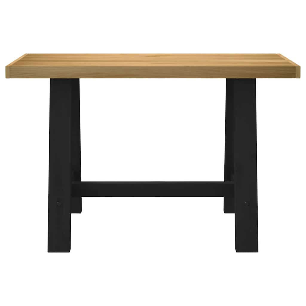 Scrivania NOAIN Gambe a Forma di A 120x50x75 cm Legno Massello - homemem39