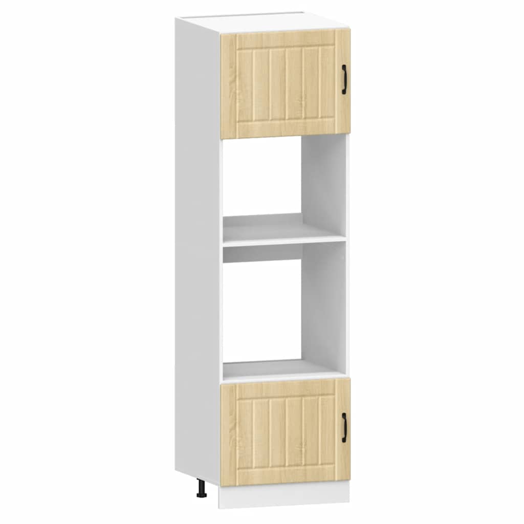 Set Mobili da Cucina 7 pz Kalmar Rovere Sonoma in Truciolato - homemem39