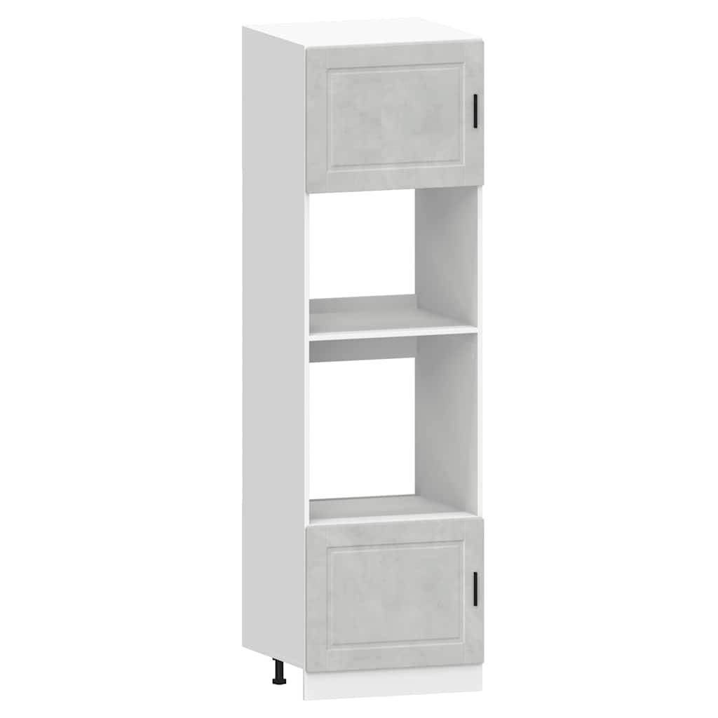 Set Mobili da Cucina 7 pz Kalmar Grigio Cemento in Truciolato - homemem39
