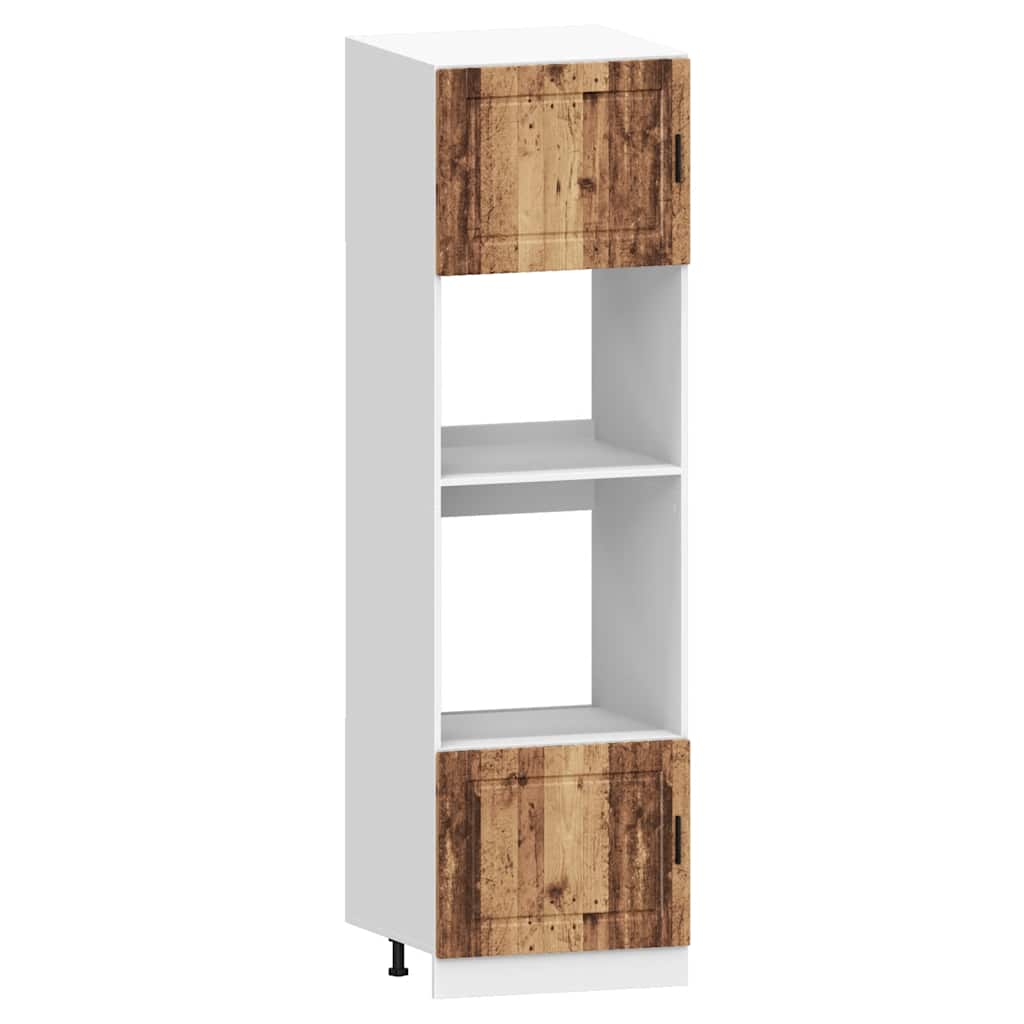 Set Mobili da Cucina 7 pz Kalmar Legno Vecchio in Truciolato - homemem39