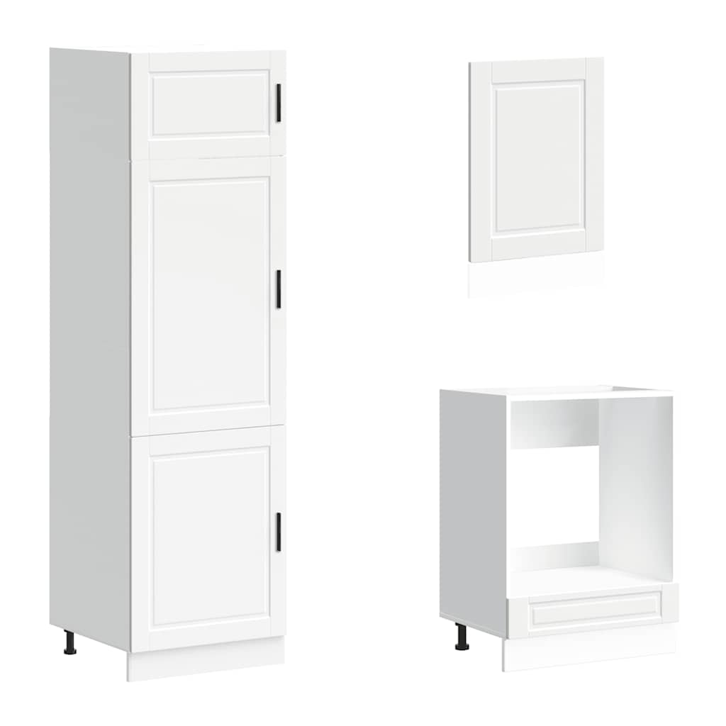 Set Mobili da Cucina 7 pz Kalmar Bianco Legno Multistrato - homemem39