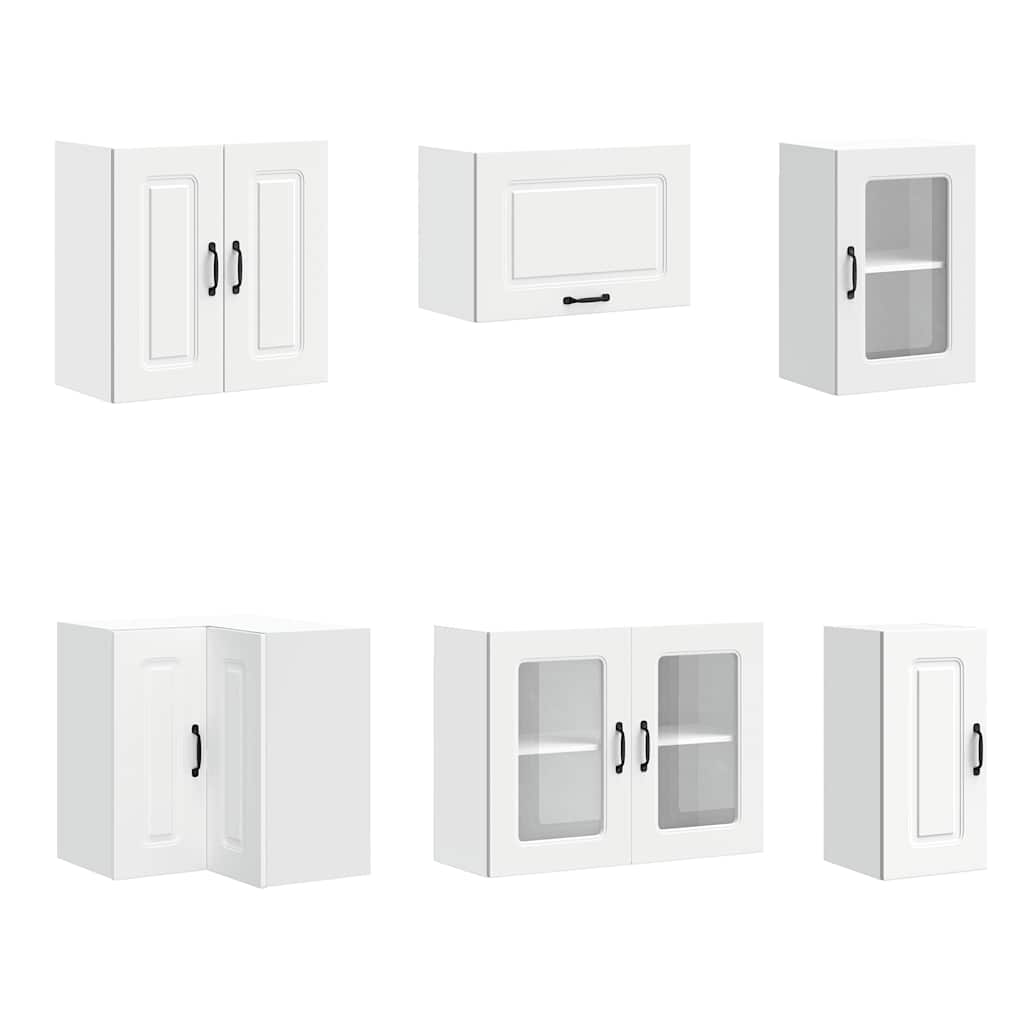 Set Mobili da Cucina 11 pz Kalmar Bianchi Legno Multistrato - homemem39