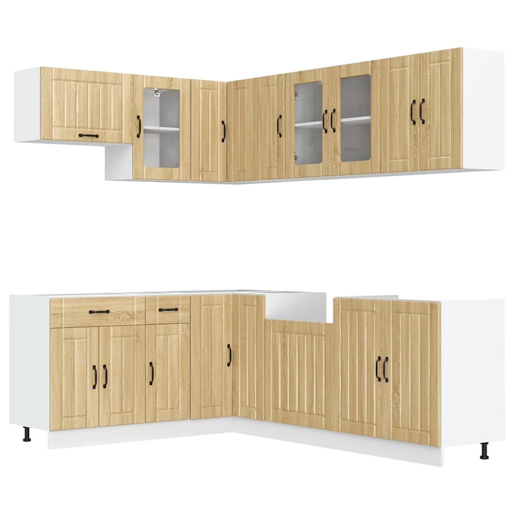 Set Mobili da Cucina 11 pz Lucca Rovere Sonoma in Truciolato - homemem39