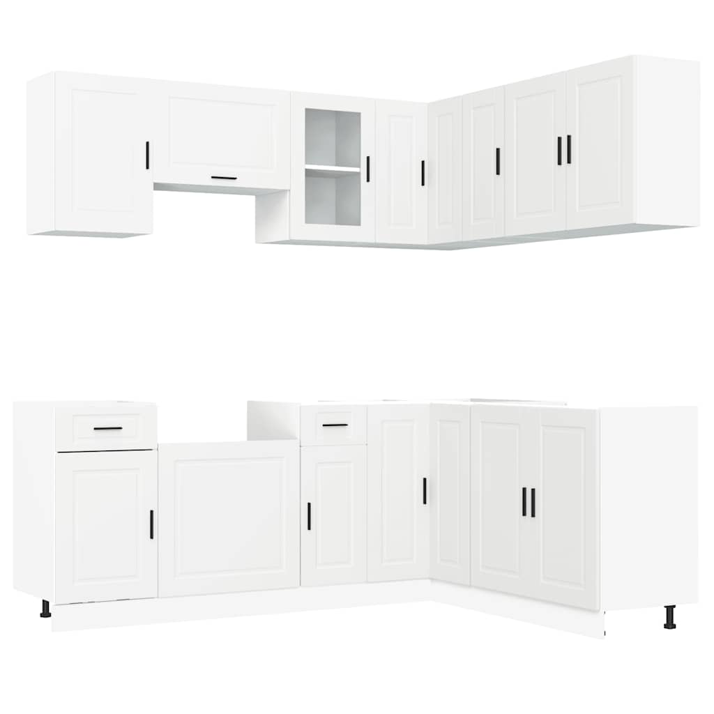 Set Mobili da Cucina 11 pz Porto Bianchi Legno Multistrato - homemem39