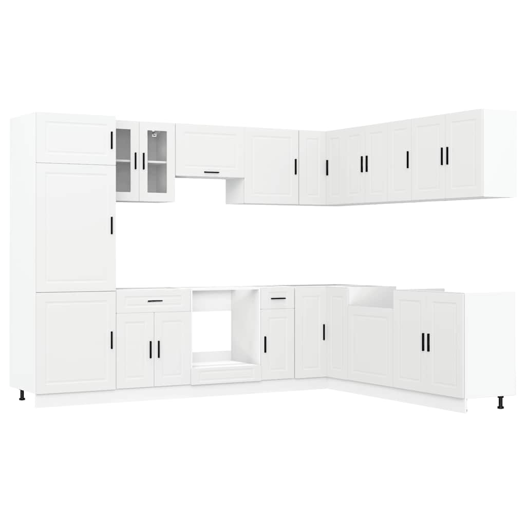 Set Mobili da Cucina 14 pz Porto Bianchi Legno Multistrato - homemem39