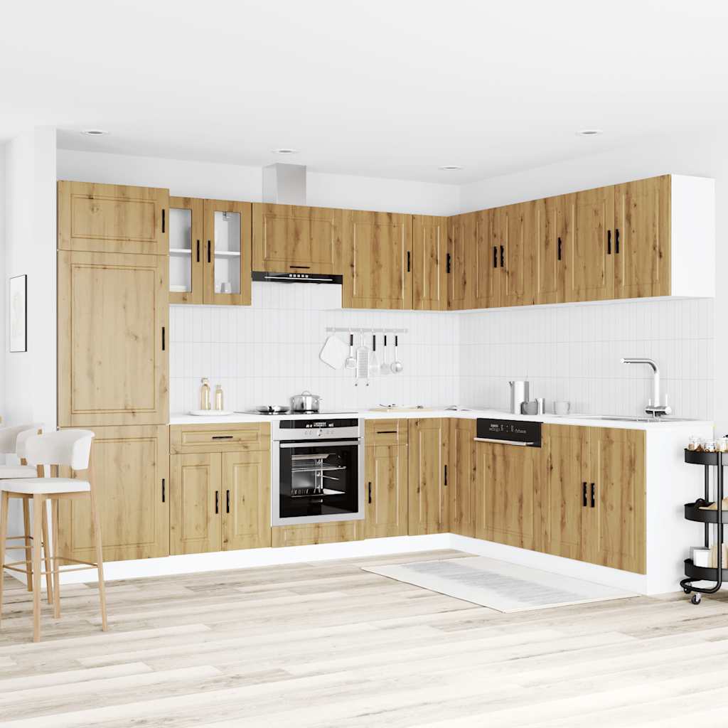Set Mobili da Cucina 14 pz Porto Rovere Artigianale Truciolato - homemem39
