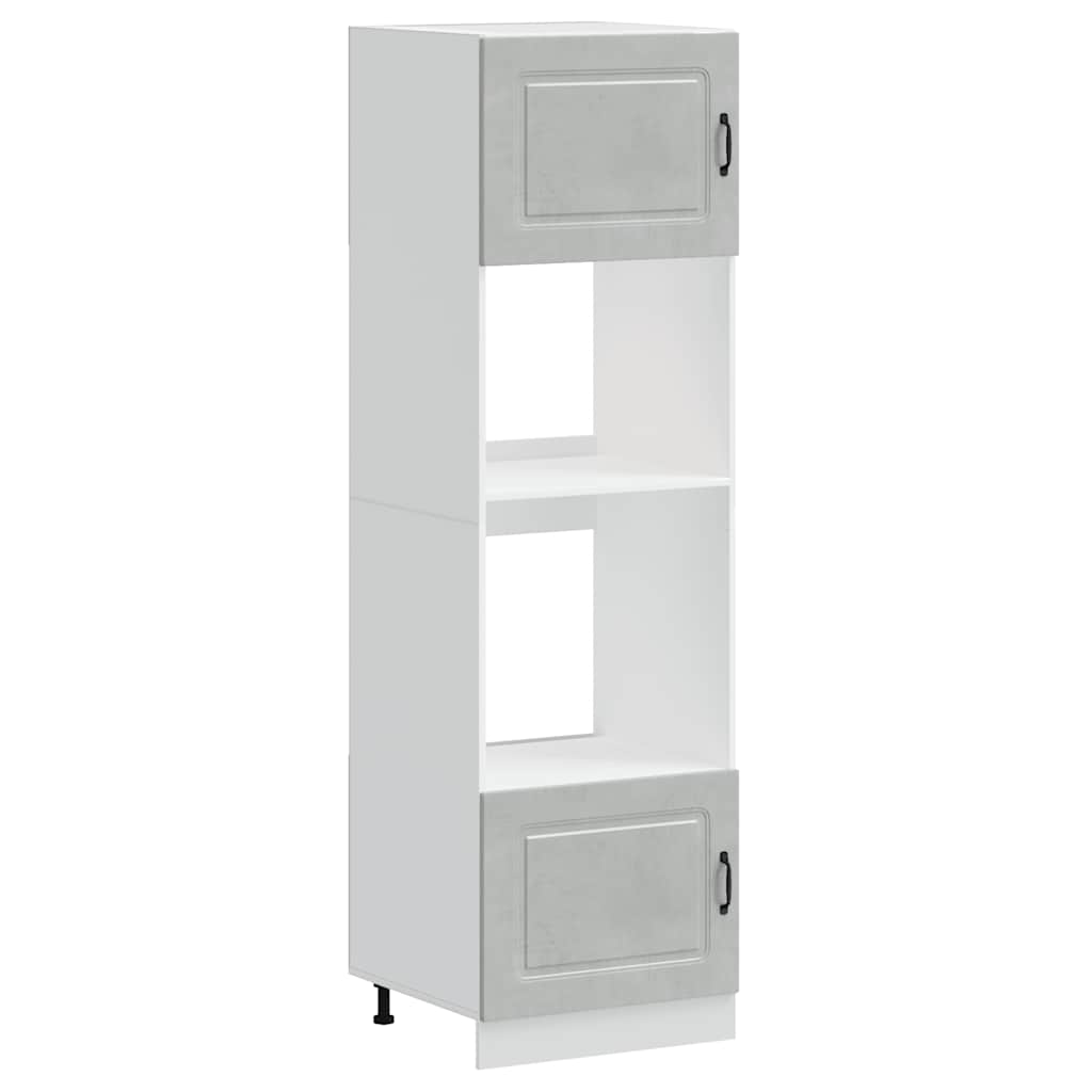 Armadi Forno 2 pz Lucca Grigio Cemento in Legno Multistrato - homemem39