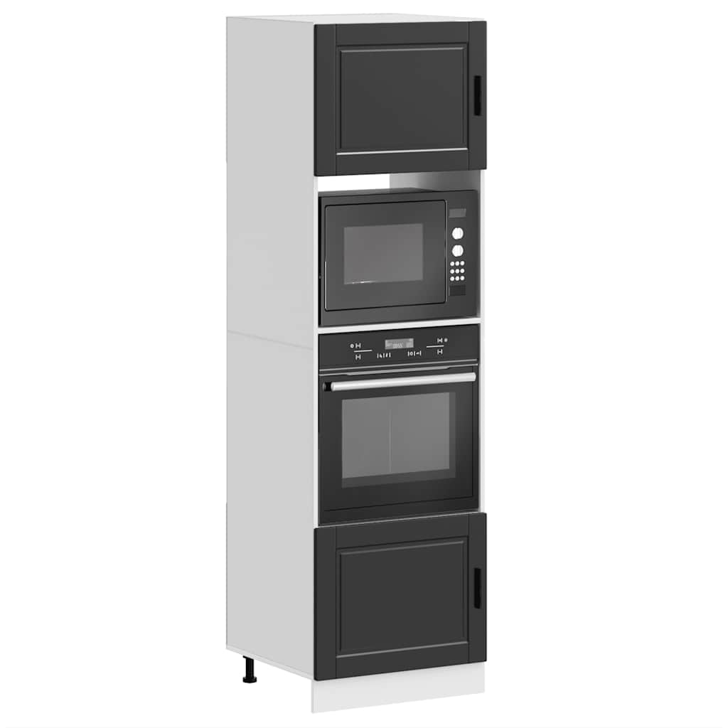 Armadi Forno 2 pz Porto Neri in Legno Multistrato - homemem39