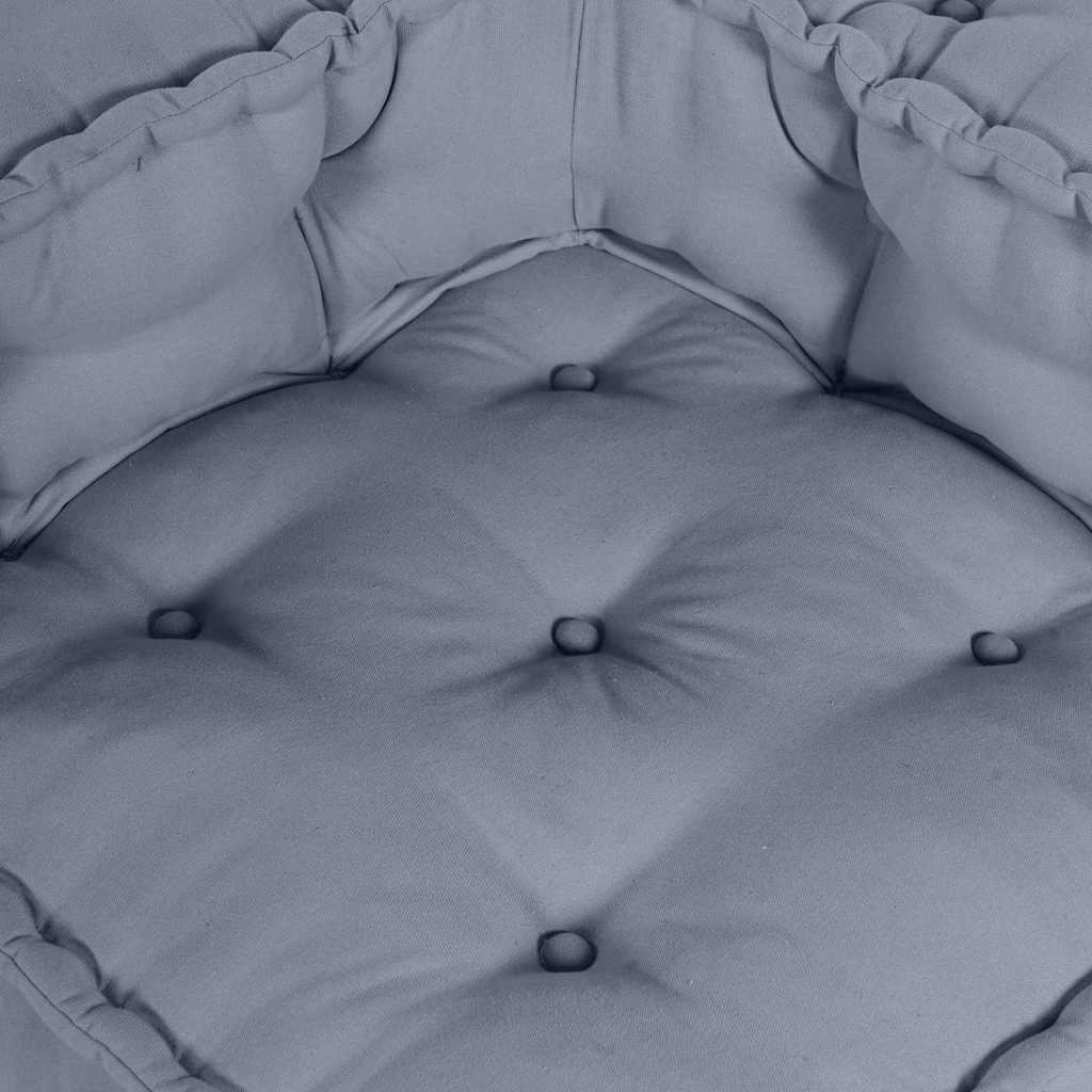 Unità di Divano Modulare 3 pcs Grigio Tessuto | homemem39