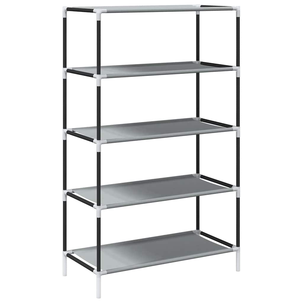 Scarpiera Grigio 60,5x30x97 cm in Tessuto Non Tessuto - homemem39