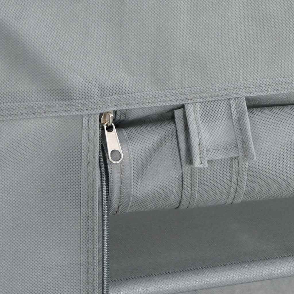 Scarpiera Grigio 60,5x30x97 cm in Tessuto Non Tessuto - homemem39
