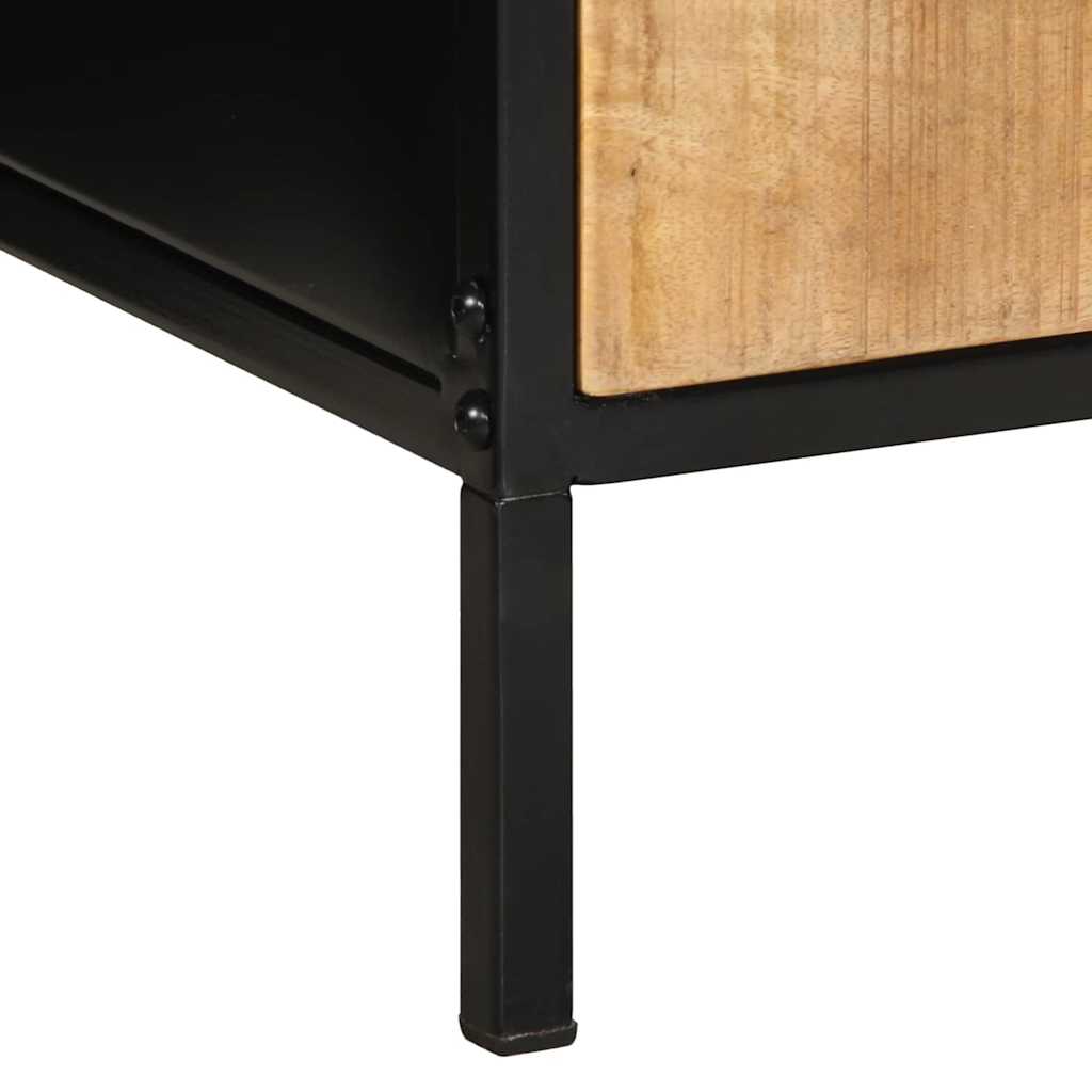 Armadio da Notte 2 pcs Marrone e Nero 40 x 35 x 50 cm | homemem39