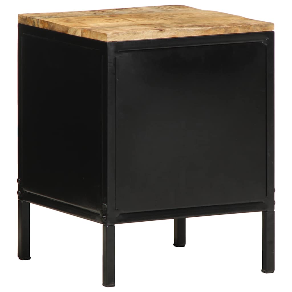 Armadio da Notte 2 pcs Marrone e nero 30 x 30 x 40 cm