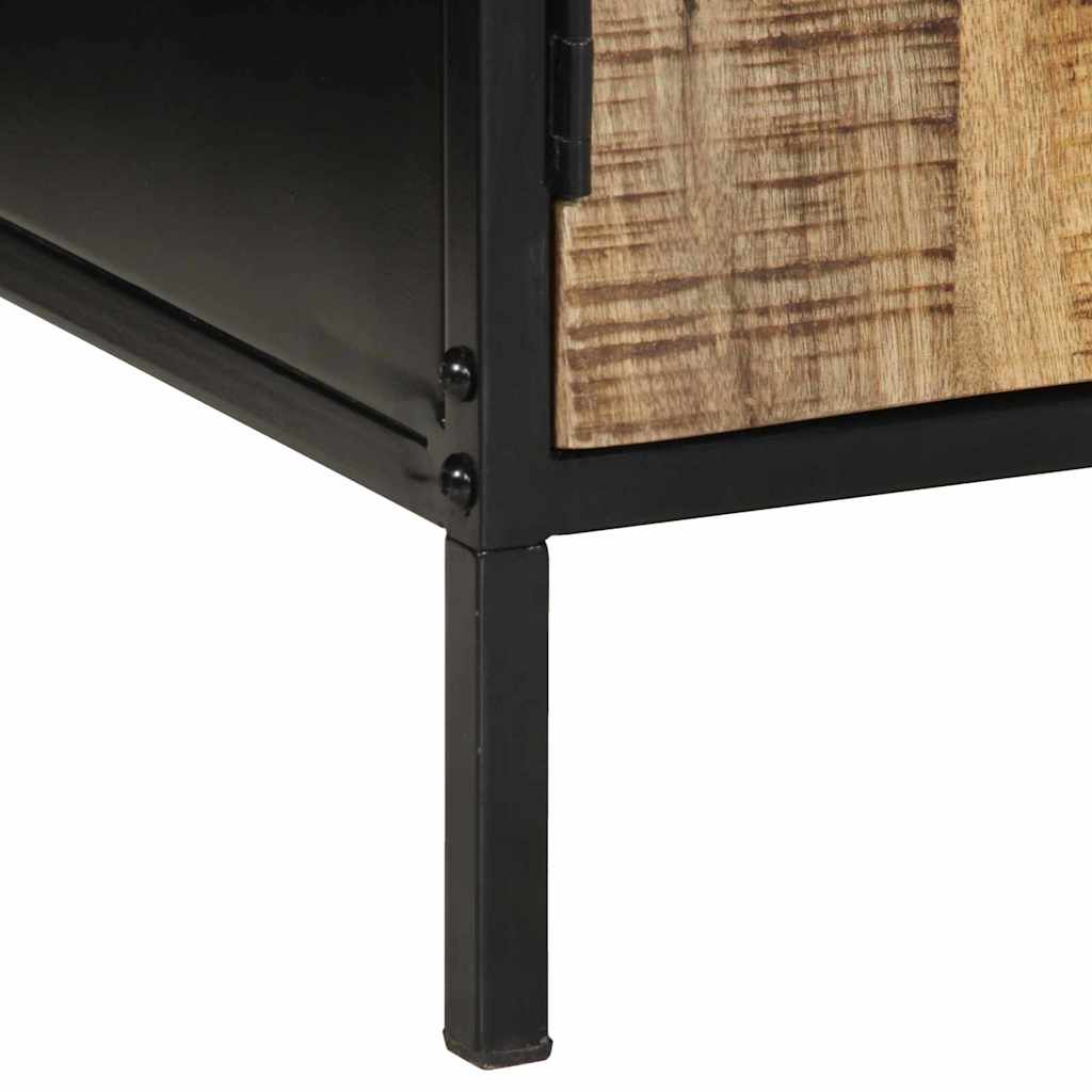 Armadio da Notte 2 pcs Marrone e Nero 50 x 30 x 45 cm | homemem39