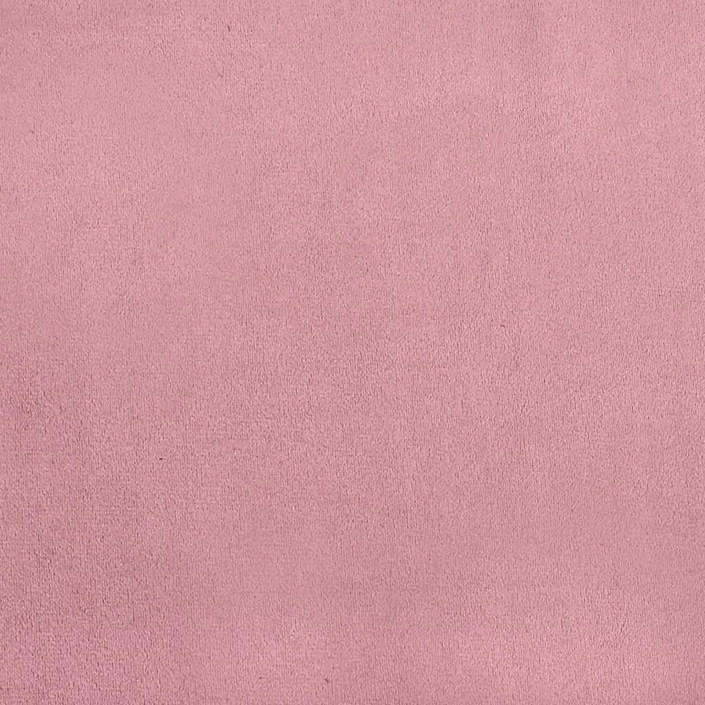 Giroletto a Molle con Materasso Rosa 140x210 cm in Velluto