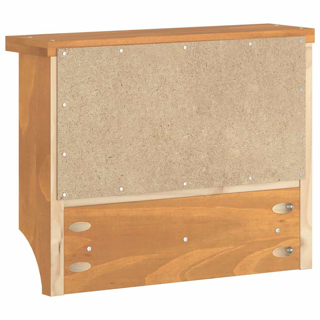 Appendiabiti da Parete SANDNES 45x12x35 cm in Legno di Pino - homemem39