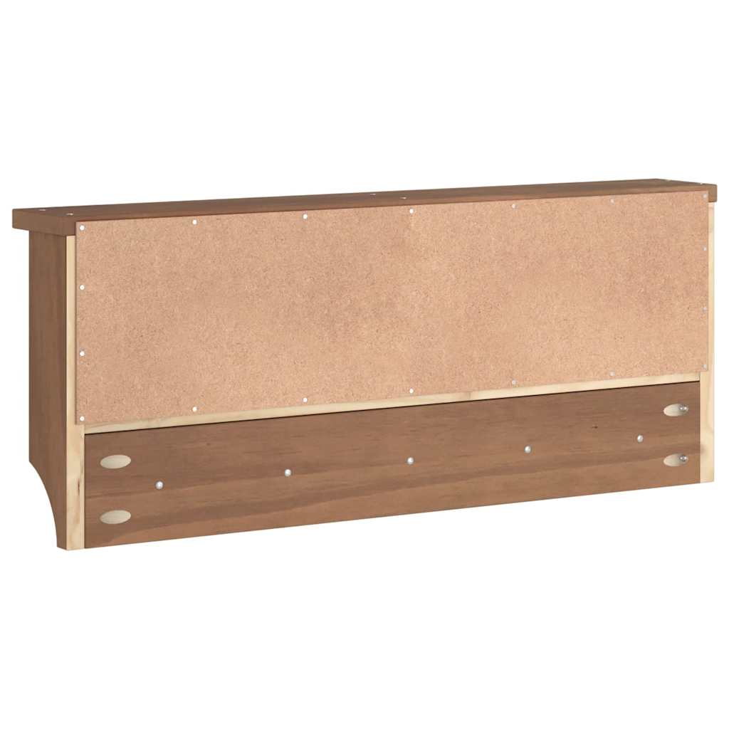 Appendiabiti da Parete SANDNES 87x12x35 cm in Legno di Pino - homemem39