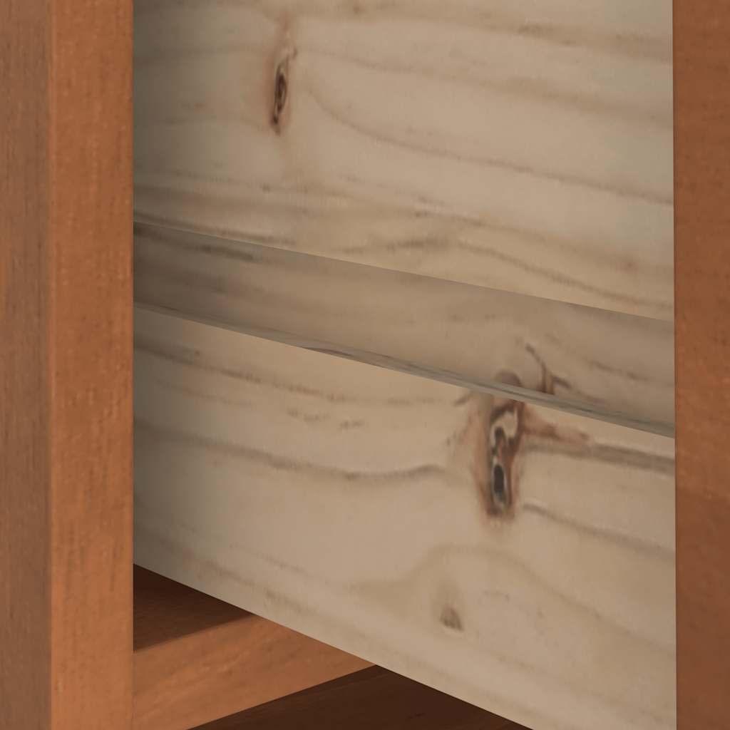 Albero da Ingresso SANDNES 87x40x159,5 cm in Legno di Pino