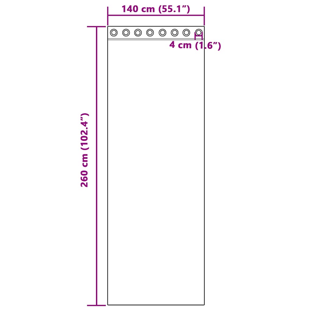 Tende in Voile con Occhielli 2 pz Sabbia | homemem39