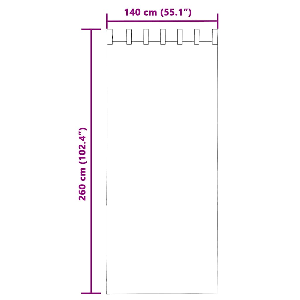 Tende in Voile con Linguetta 2 pz Verde Mela | homemem39