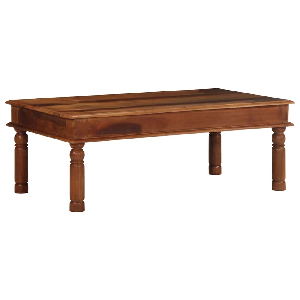 Tavolino da Salotto 110x60x40 cm in Legno Massello di Acacia | homemem39