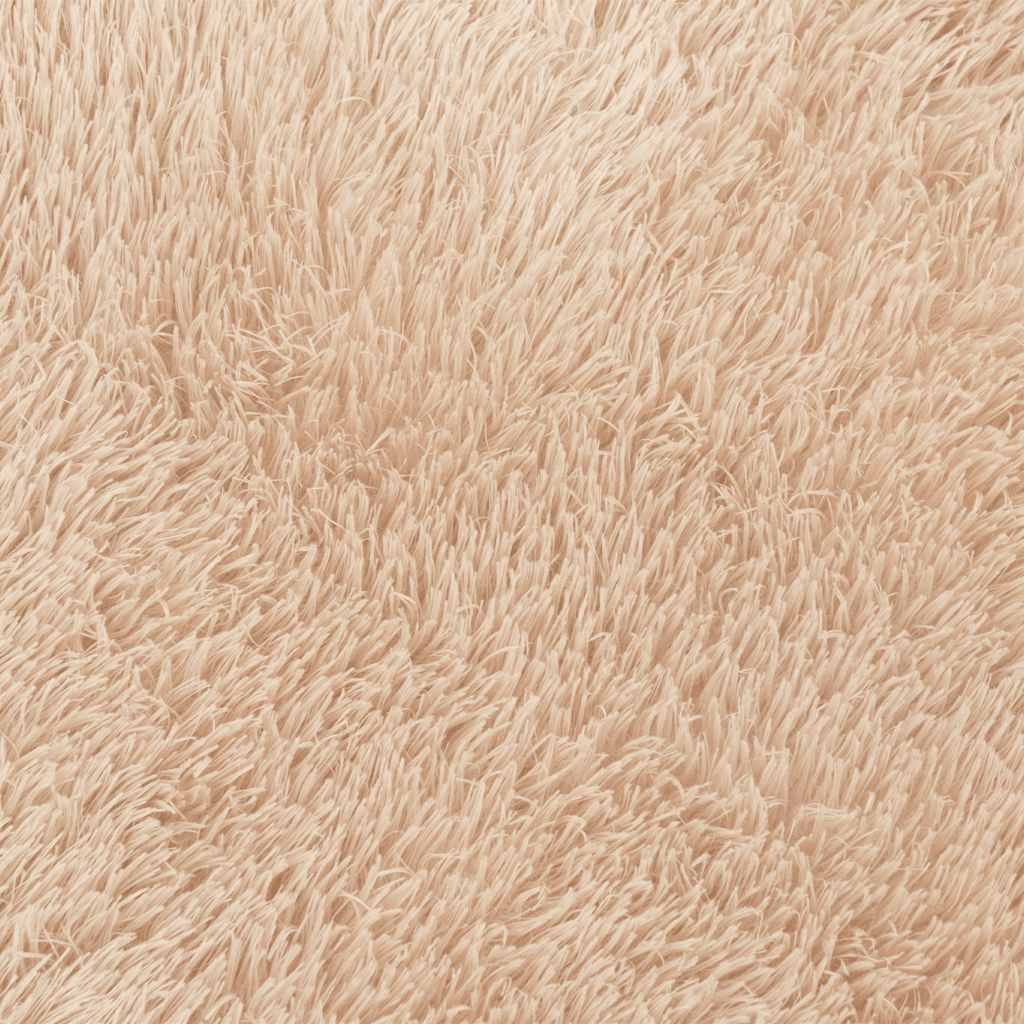 Tappeto Shaggy a Pelo Lungo NAVARRA Beige 60x100 cm poliestere - homemem39