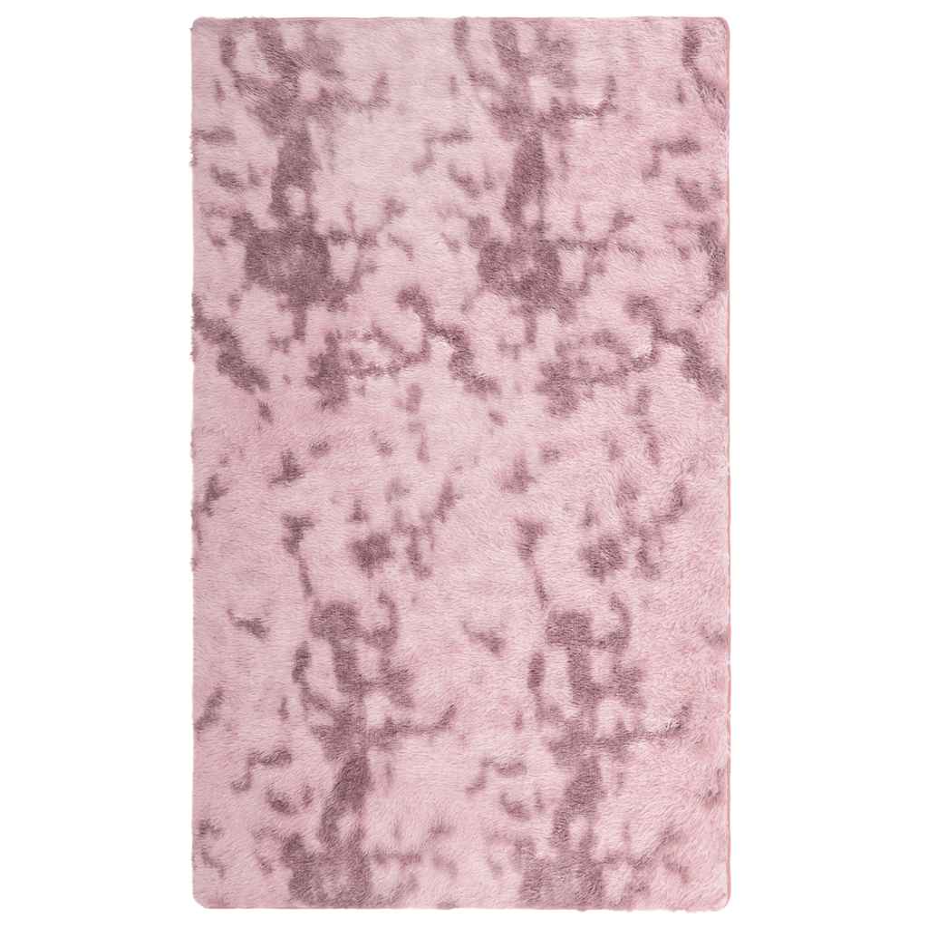 Tappeto Shaggy a Pelo Lungo NAVARRA Rosa Antico 60x100 cm - homemem39