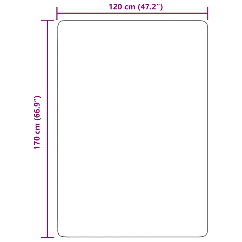 Tappeto Shaggy a Pelo Lungo NAVARRA Crema 120x170 cm poliestere - homemem39