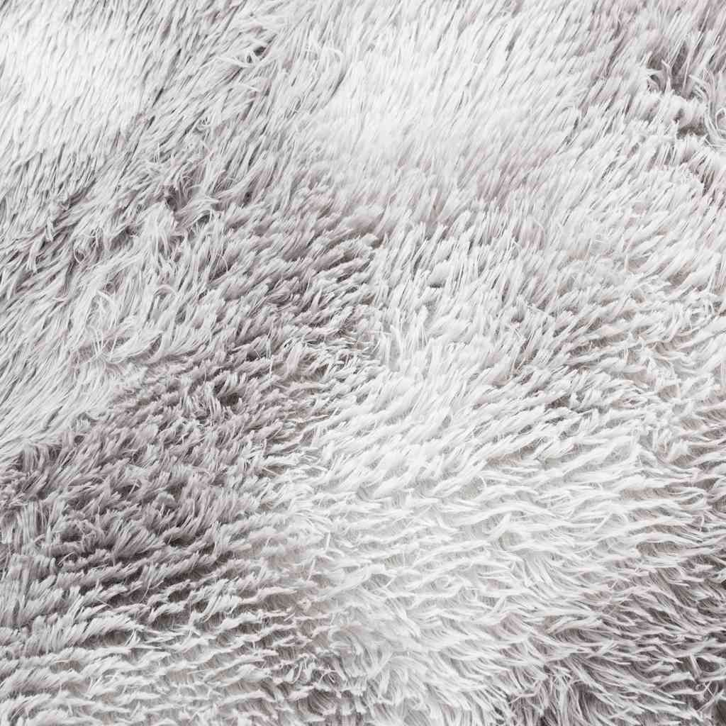 Tappeto Shaggy a Pelo Lungo NAVARRA Grigio Argento 160x230cm - homemem39