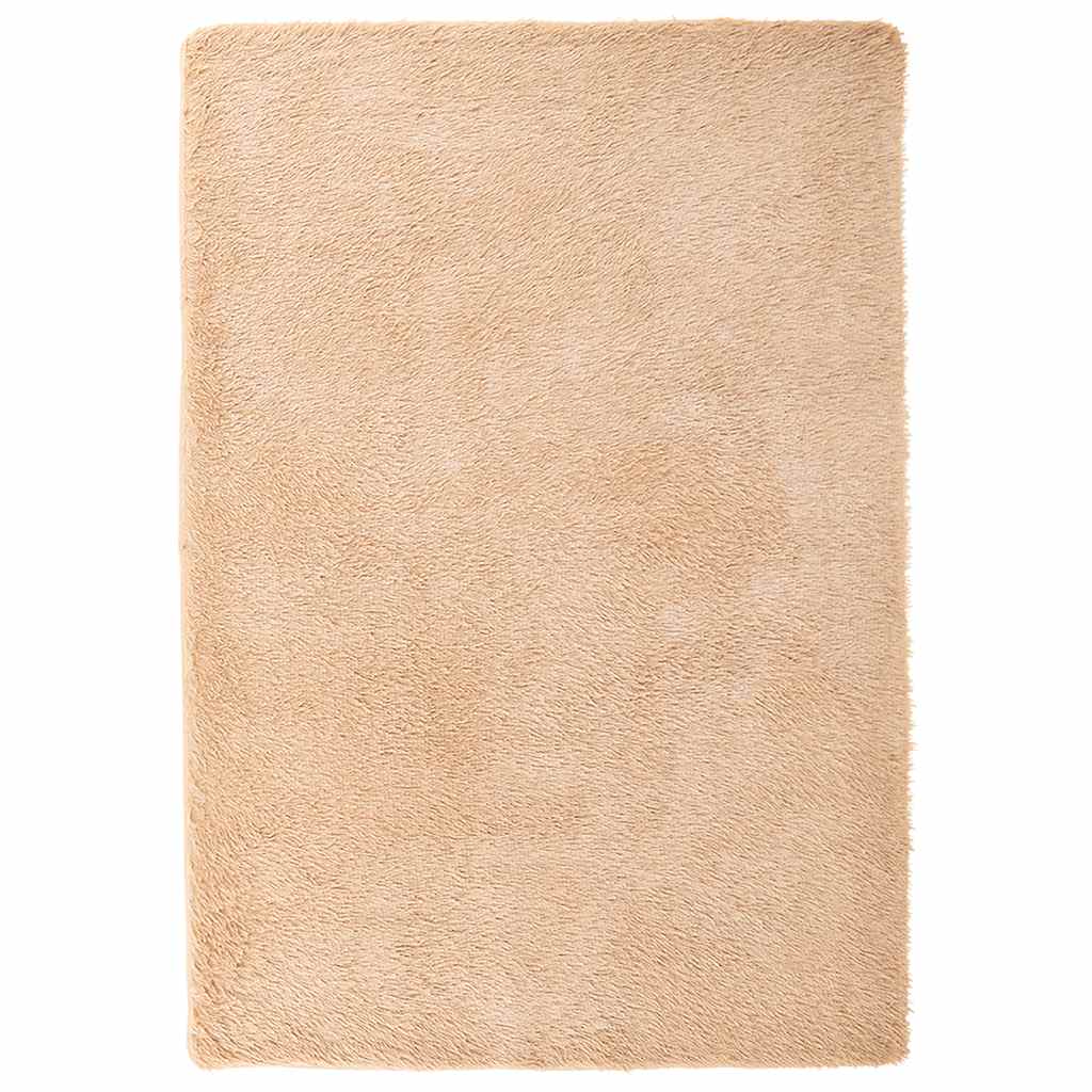 Tappeto Shaggy a Pelo Lungo NAVARRA Beige 200x290 cm poliestere - homemem39