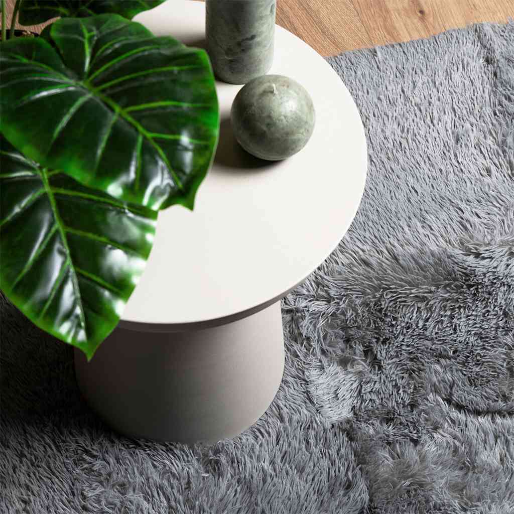 Tappeto Shaggy a Pelo Lungo NAVARRA Grigio Chiaro 200x290 cm - homemem39
