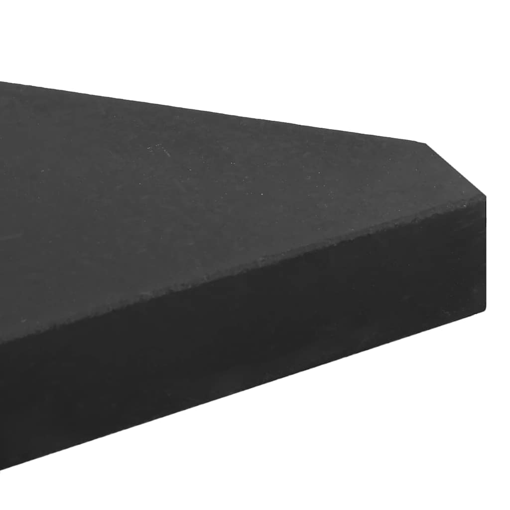 Set Base per Ombrellone da Giardino 5 pz in Granito e Acciaio | homemem39