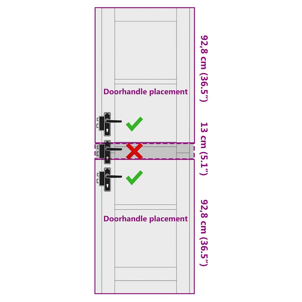 Porta Interna ORKDAL Marrone 61 x 198,5 cm | homemem39