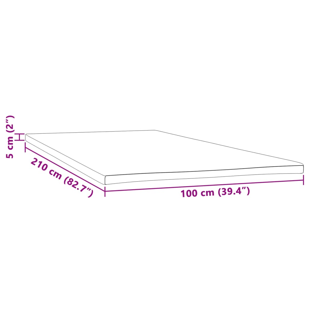 Coprimaterasso 100x210x5 cm | homemem39