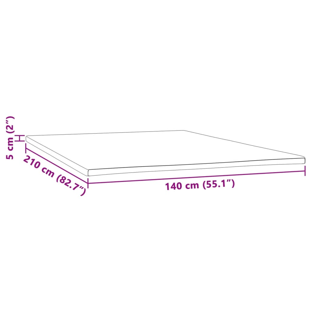 Coprimaterasso 140x210x5 cm | homemem39