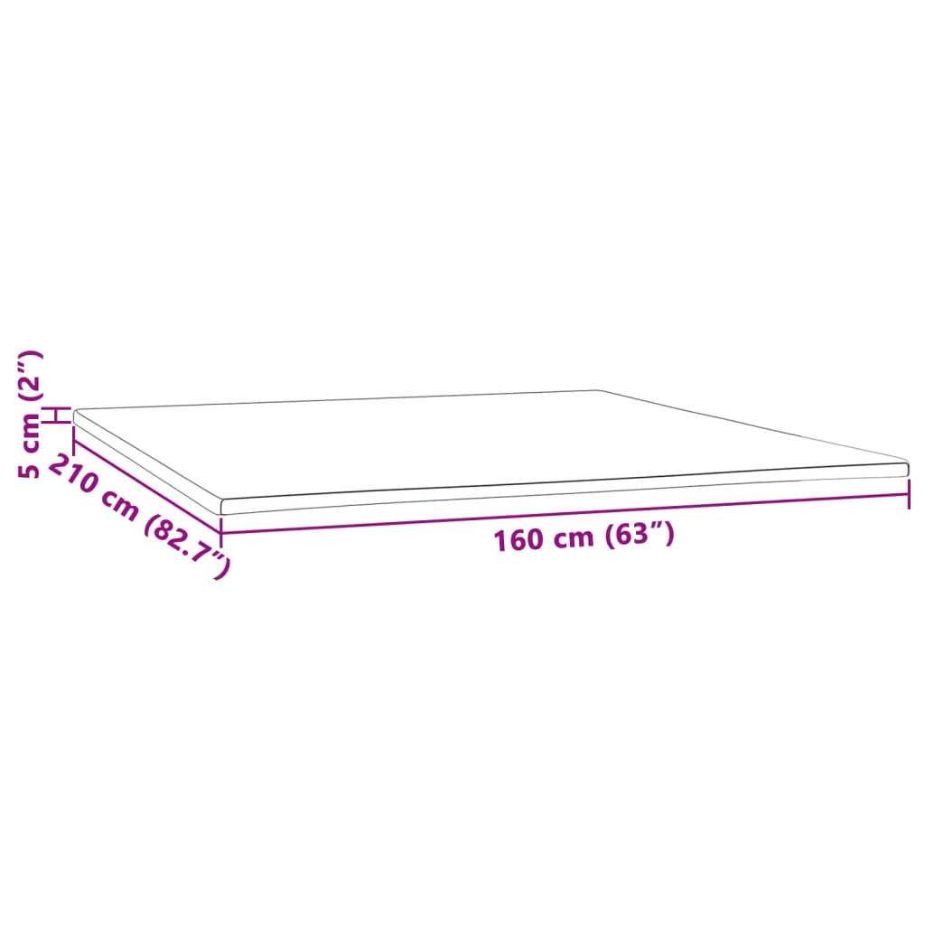 Coprimaterasso 160x210x5 cm | homemem39