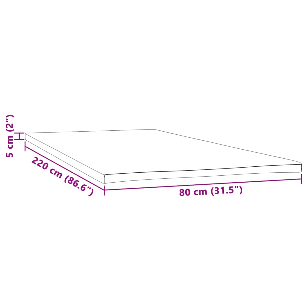 Coprimaterasso 80x220x5 cm | homemem39