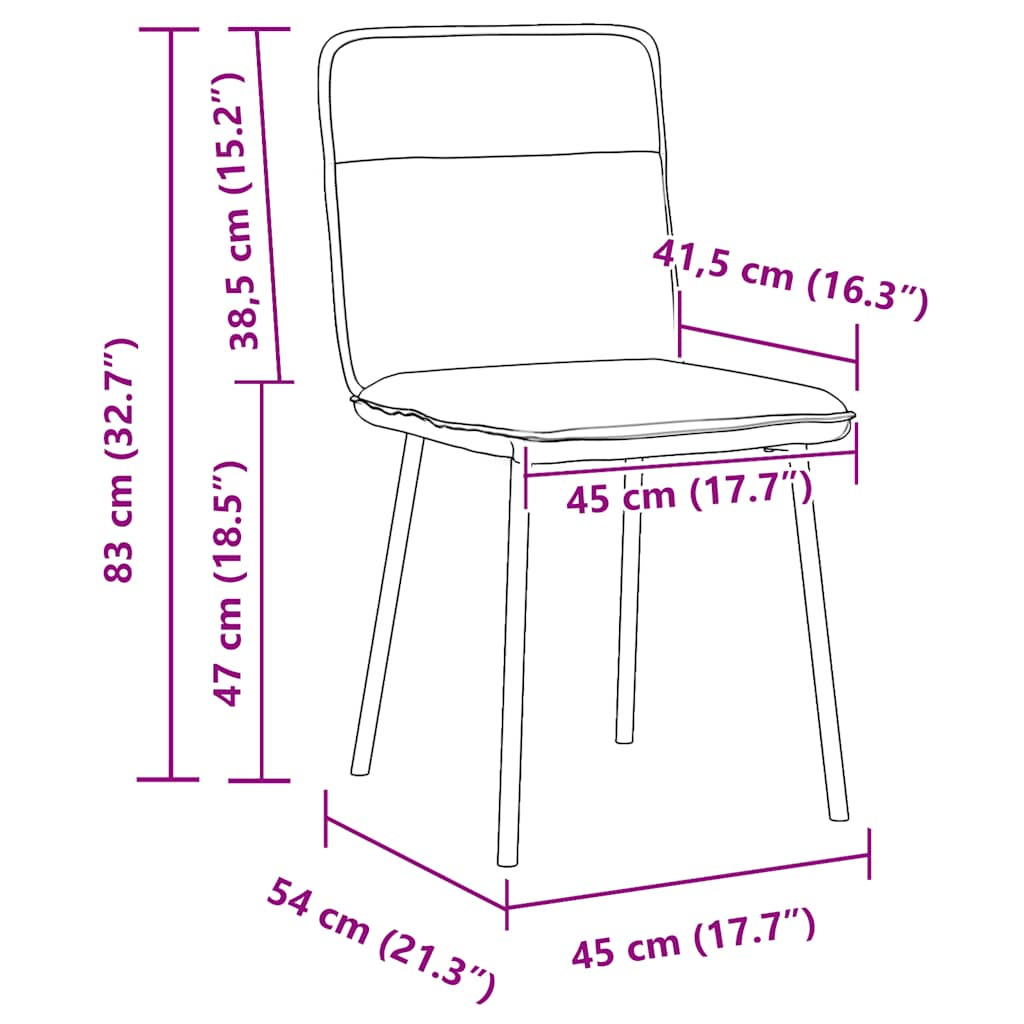 Sedie da Pranzo 4 pz Grigio Scuro in Velluto | homemem39