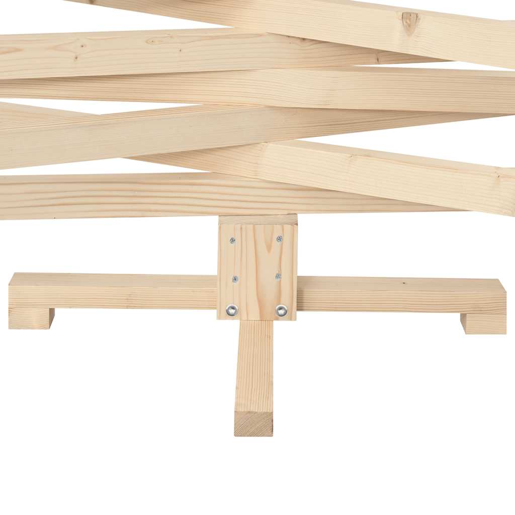 Albero di Natale in legno per decorazioni 150 cm in legno massello di pino