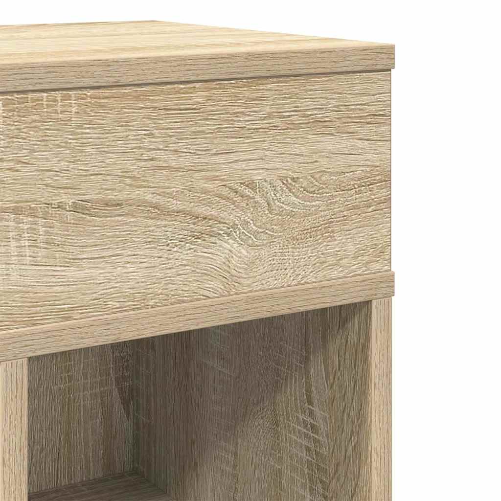 Comodino con Cassetto Rovere Sonoma 25x31x66 cm