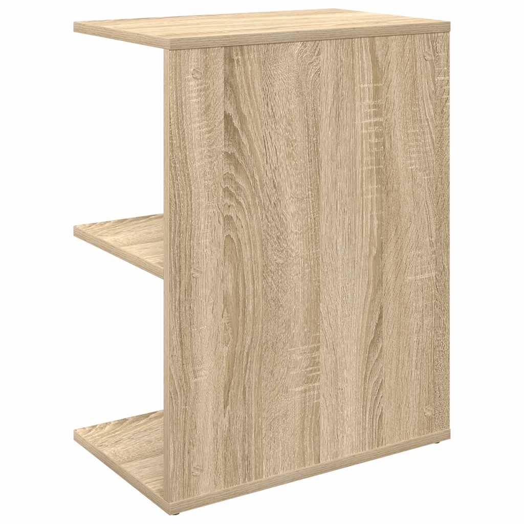 Comodini 2 pz Rovere Sonoma 46,5x29x61 cm in Legno Multistrato