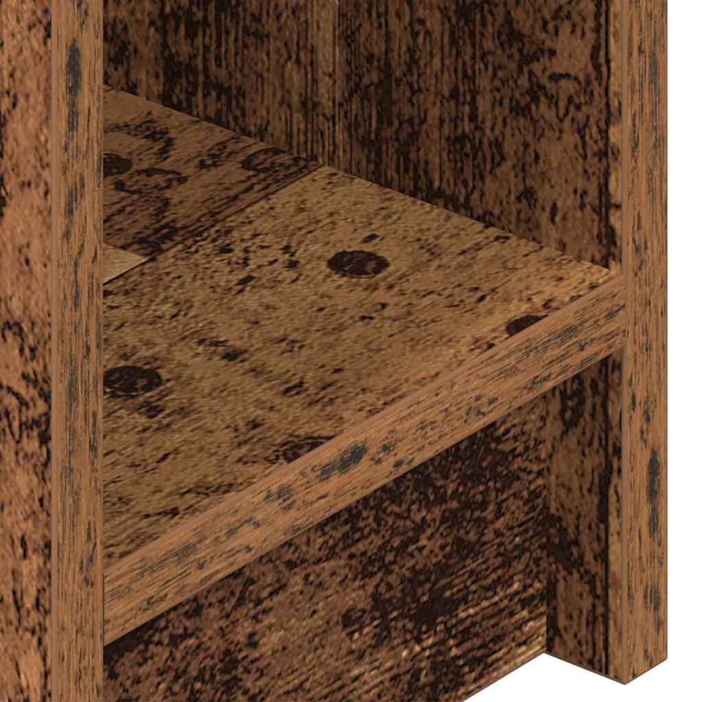 Comodino con Cassetto Legno Antico 20x36x60 cm