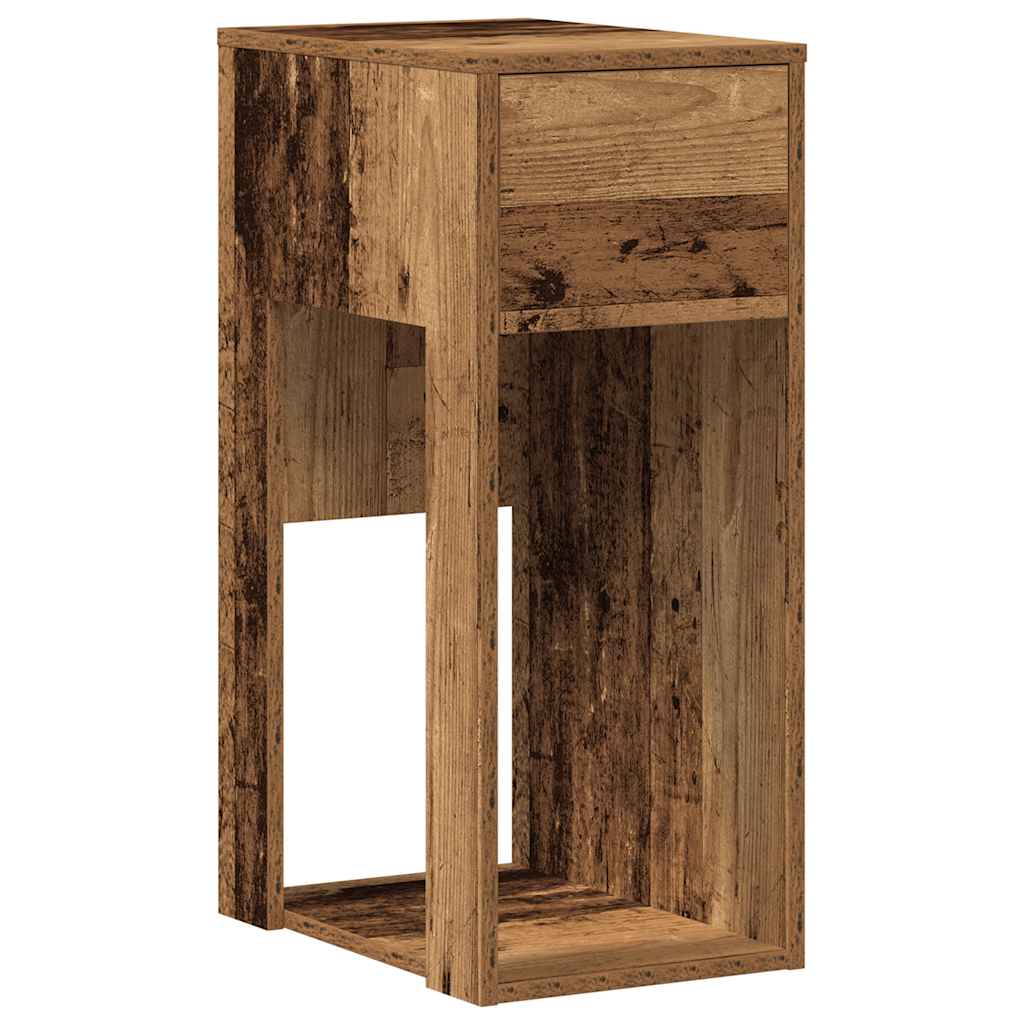 Supporto per Computer a Torre con Cassetto Antico 30x44x74 cm - homemem39