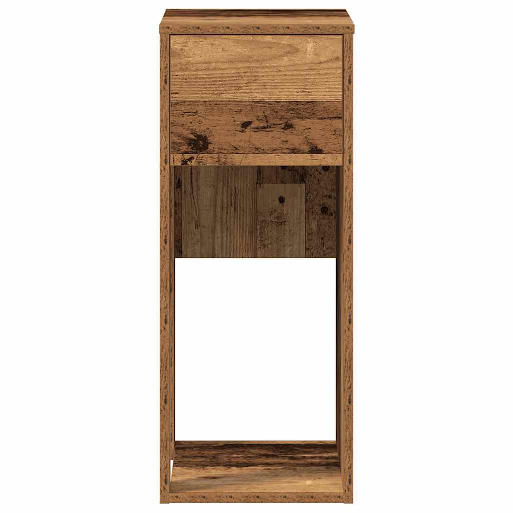 Supporto per Computer a Torre con Cassetto Antico 30x44x74 cm - homemem39