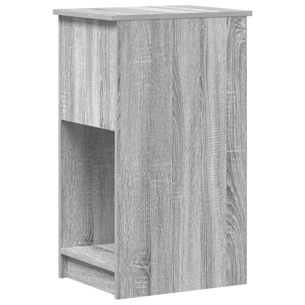 Supporto a Torre per Computer con Cassetto Grigio 35x45x77 cm - homemem39