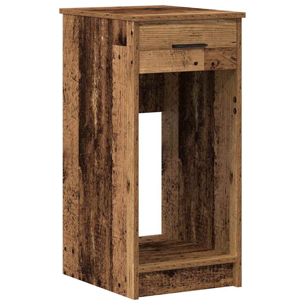 Supporto per Computer a Torre con Cassetto Antico 35x45x77 cm - homemem39