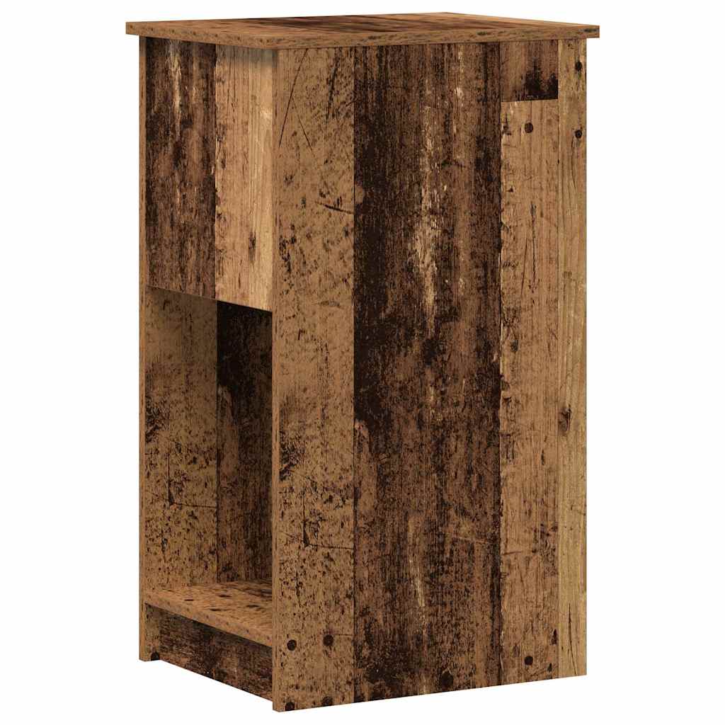 Supporto per Computer a Torre con Cassetto Antico 35x45x77 cm - homemem39