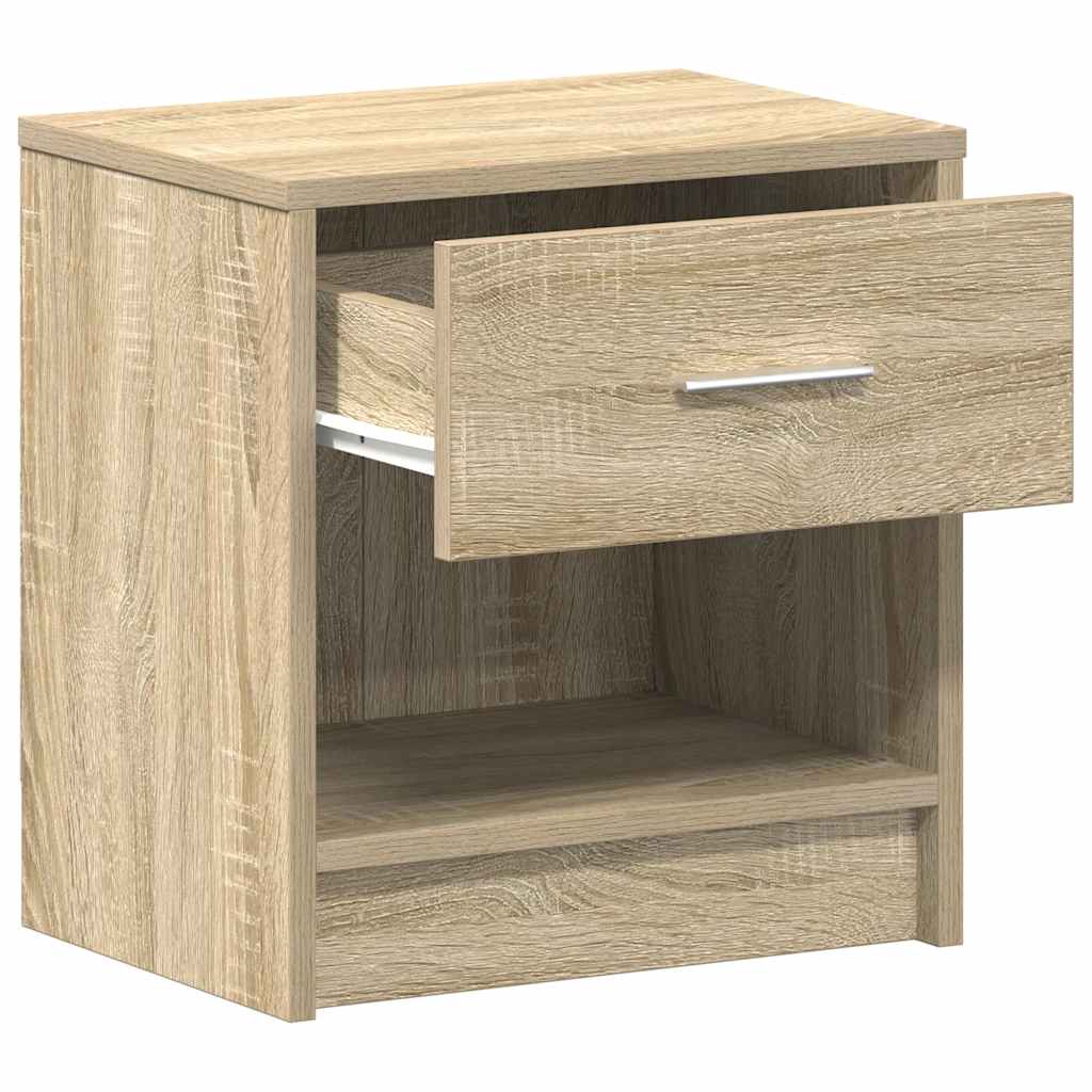 Comodino con Cassetto Rovere Sonoma 39x28x41 cm