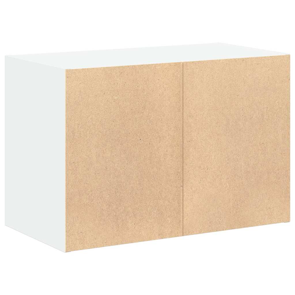 Armadio con 2 Cassetti Bianco 60x31x40 cm in Legno Multistrato